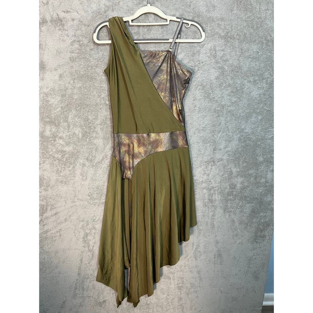 Tenth House Dance Leotard Costume Medium Olive Fairy Grunge Performing Arts